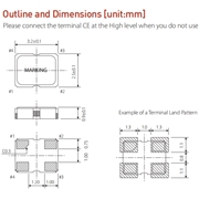 希華晶振,32.768K有源晶振,SFO-3225晶振