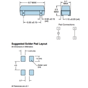 Ecliptek晶振,E1WSDA12-32.768K晶振,貼片晶振