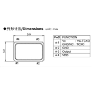 NAKA晶振,TC500晶振,TCXO溫補晶振