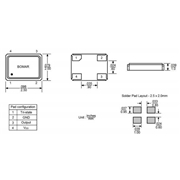 Bomar晶振,B1350-AEAS3T-32.768kHz晶振,晶體振蕩器