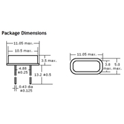 151-3.6864M-10-W-TR晶振,Oscilent美國晶振,醫(yī)療設(shè)備晶振